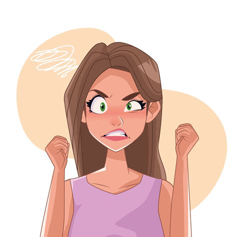 angry woman photo|angry girl cartoon pretty.